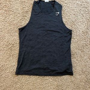 Gymshark dark gray tank top